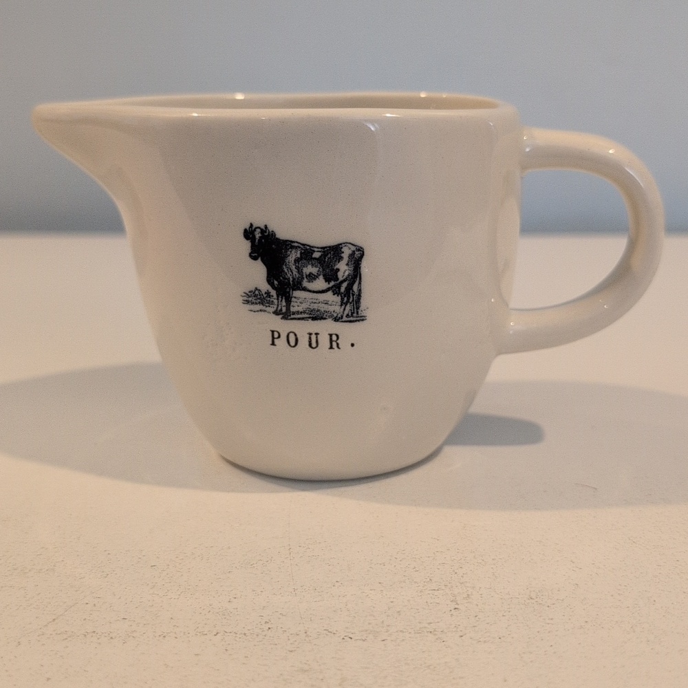 Rae Dunn "Scoop" And "Pour" Ceramic Sugar Bowl And Creamer Farmline Collection - Picture 2 of 16